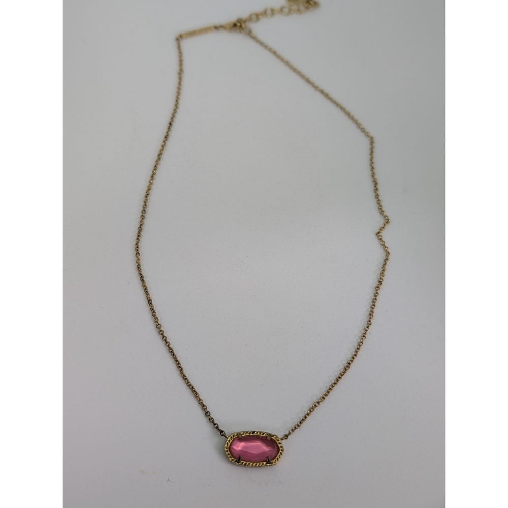 Kendra Scott Elisa Pendant Necklace for Women Color: Gold Coral Illusion